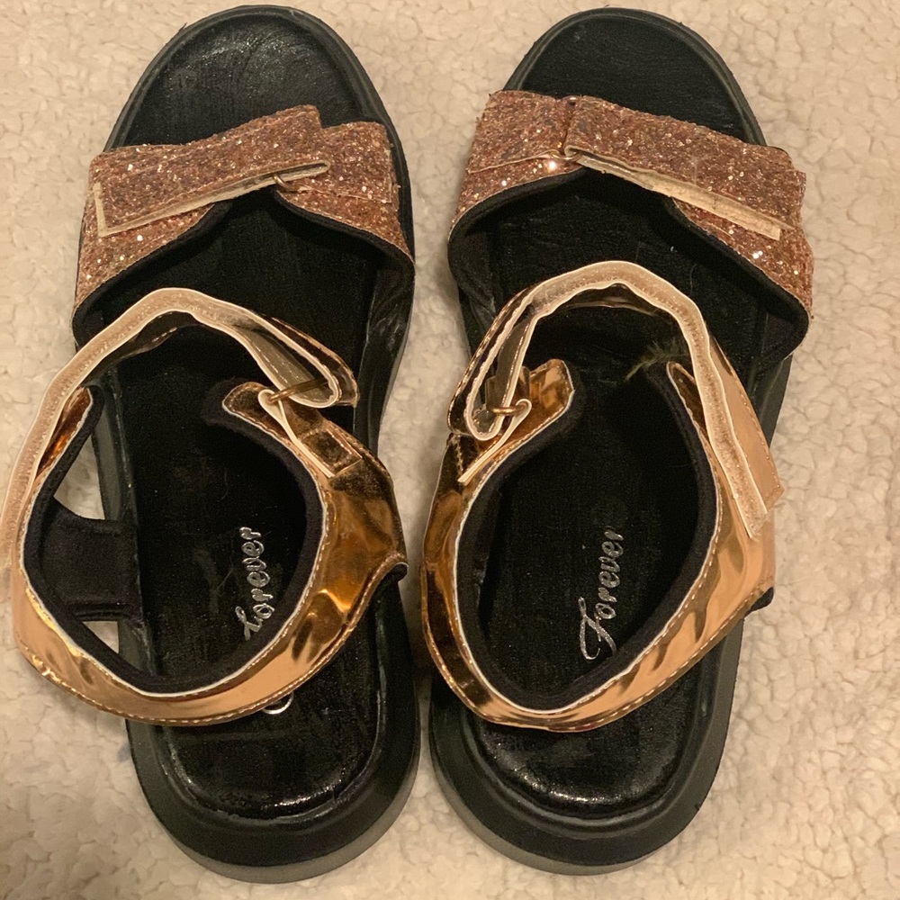 Rose gold Strap Sandal